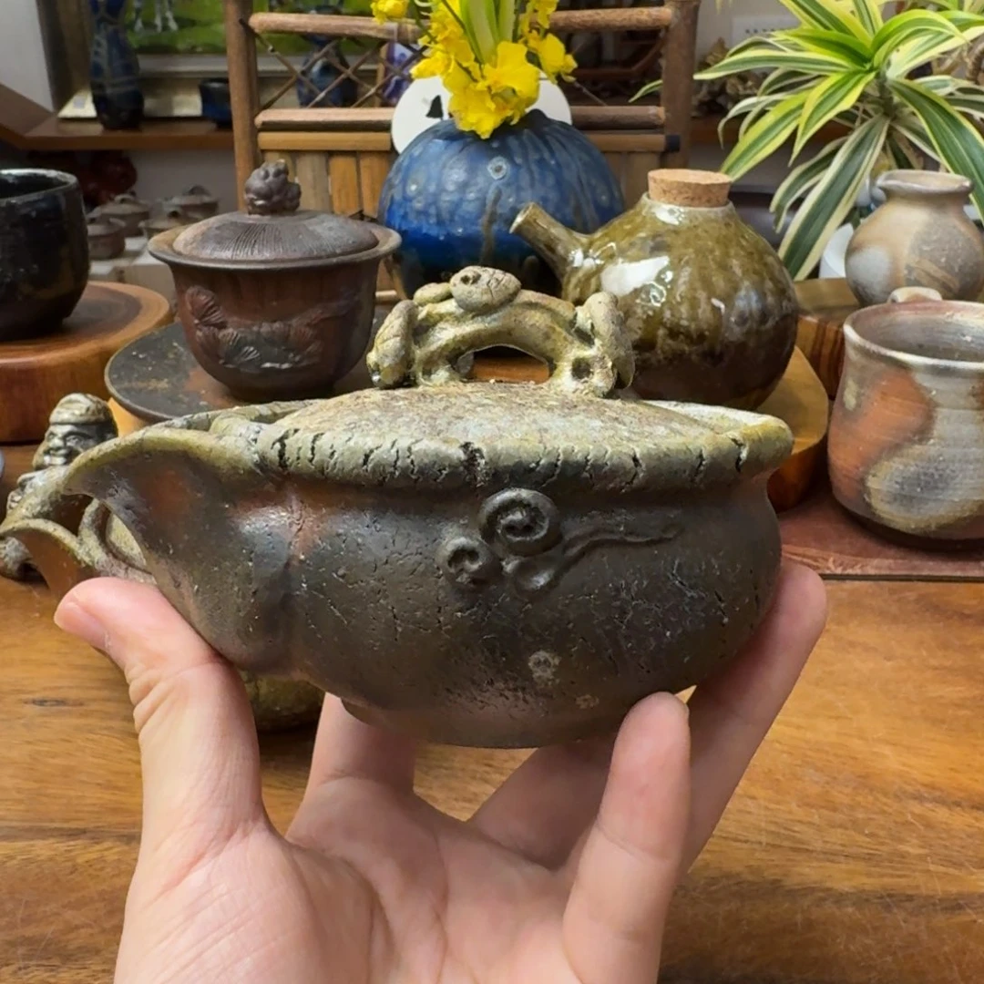 雅***棋西山孝义备前烧精工宝瓶福利一口价