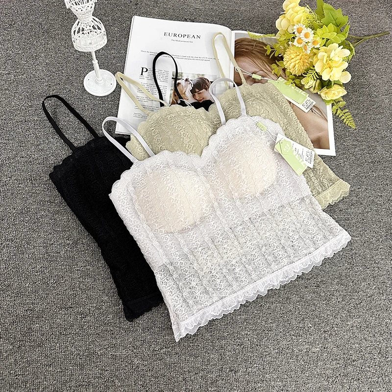 #099女士内衣美背性感蕾丝时尚百搭打底夏季两件装不挑色