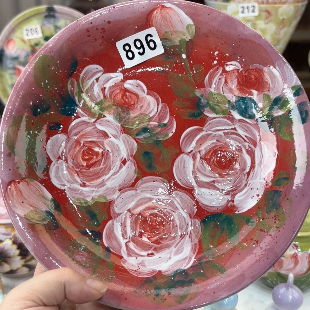 景德镇手绘高温釉下彩陶瓷茶具