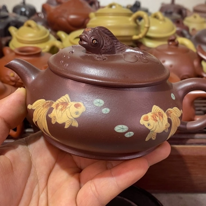 紫砂茶壶漳****产微瑕处理