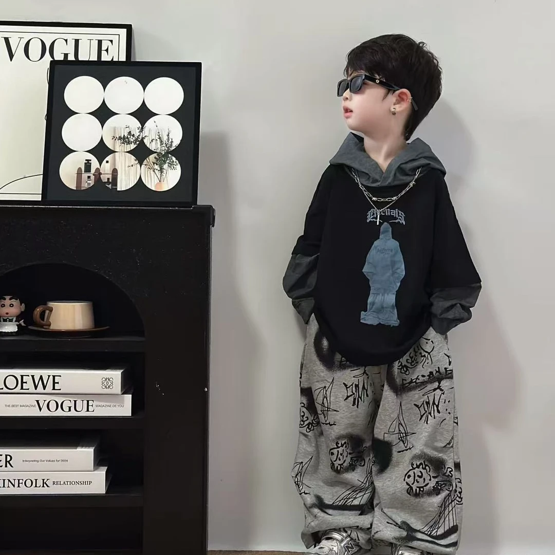 秋新 2025新款秋款秋装儿童套装韩版时尚休闲百搭穿搭童装