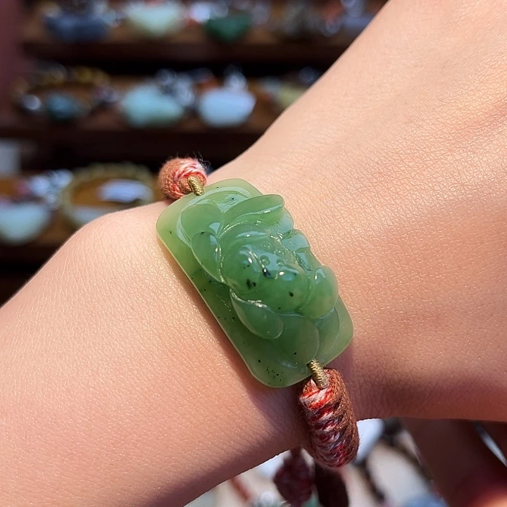 和田玉未镶嵌手链