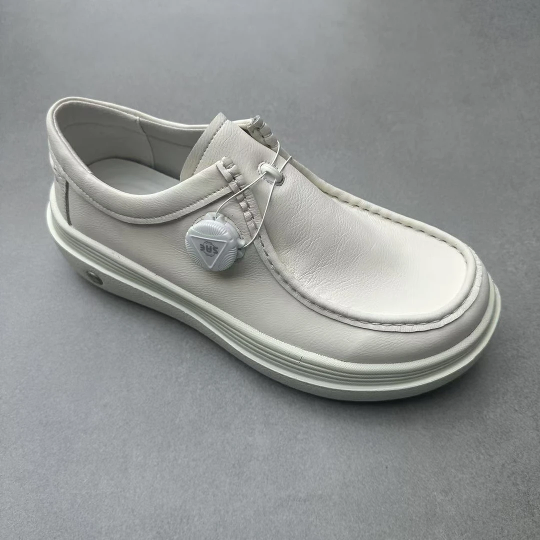 男款2025夏季新款宽脚帆布鞋超轻薄潮流一脚蹬休闲鞋宽松透气板鞋