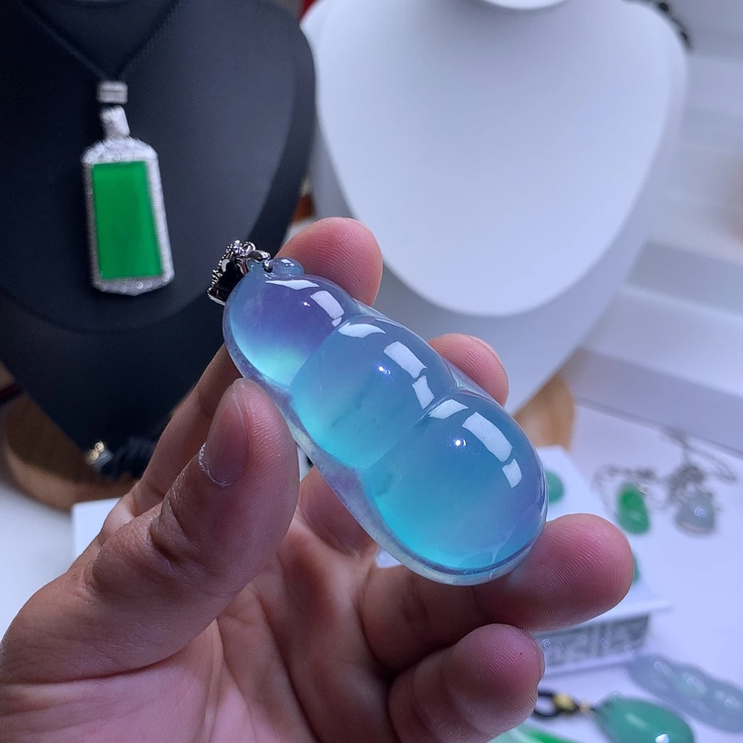 珐琅非金属吊坠豆子