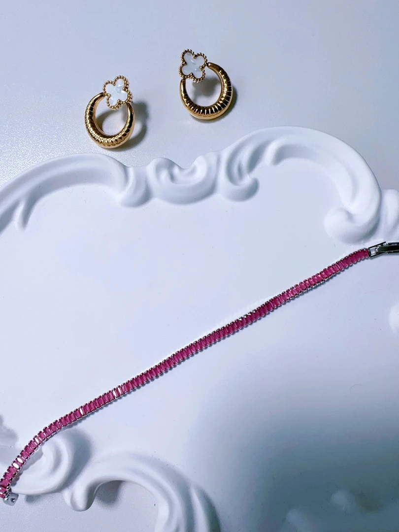 铜合金锆石手链 铜合金轻奢风时尚手链070