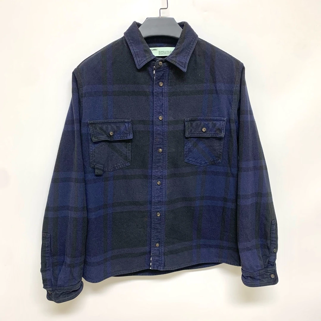 99新 OFF-WHITE 格子衬衫/L码/Y2207