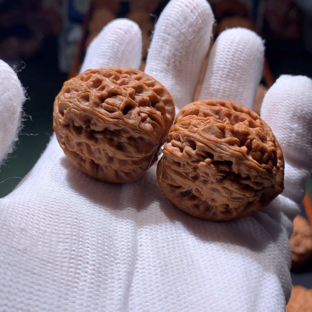 吊坠文玩核桃红锦鲤