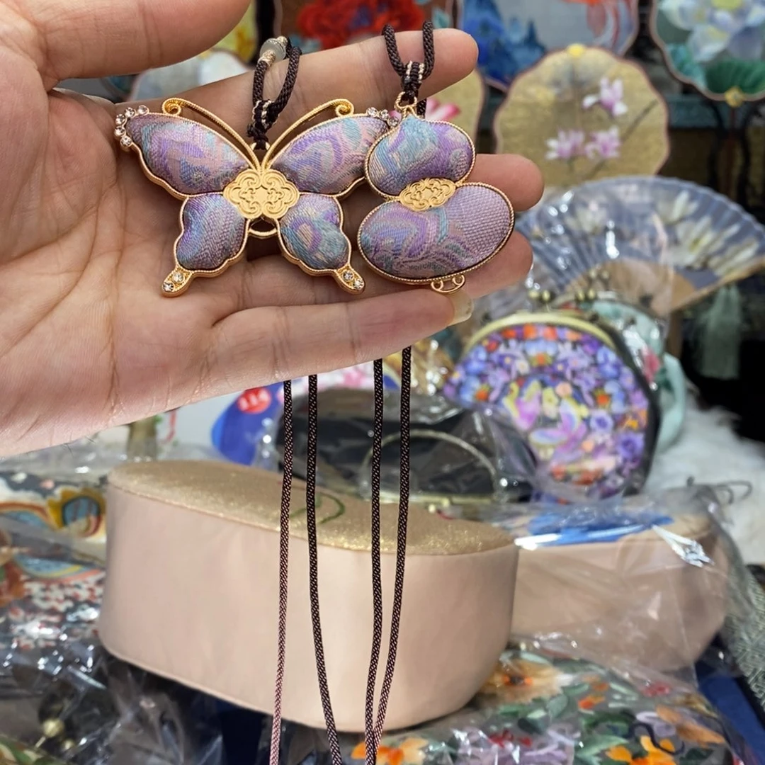 刺绣无*手工刺绣挂件