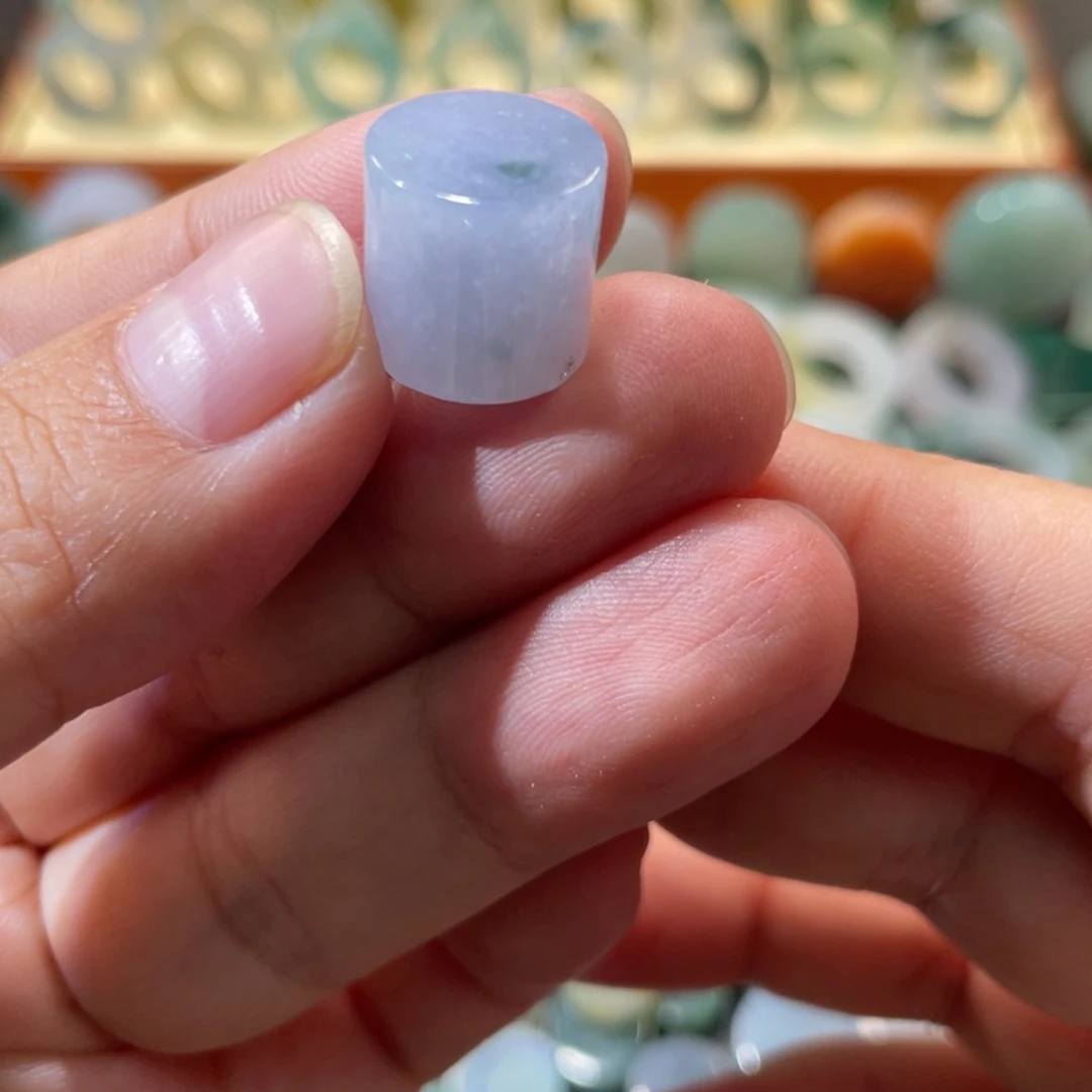 定制翡翠未镶嵌天然翡翠12➕紫珠