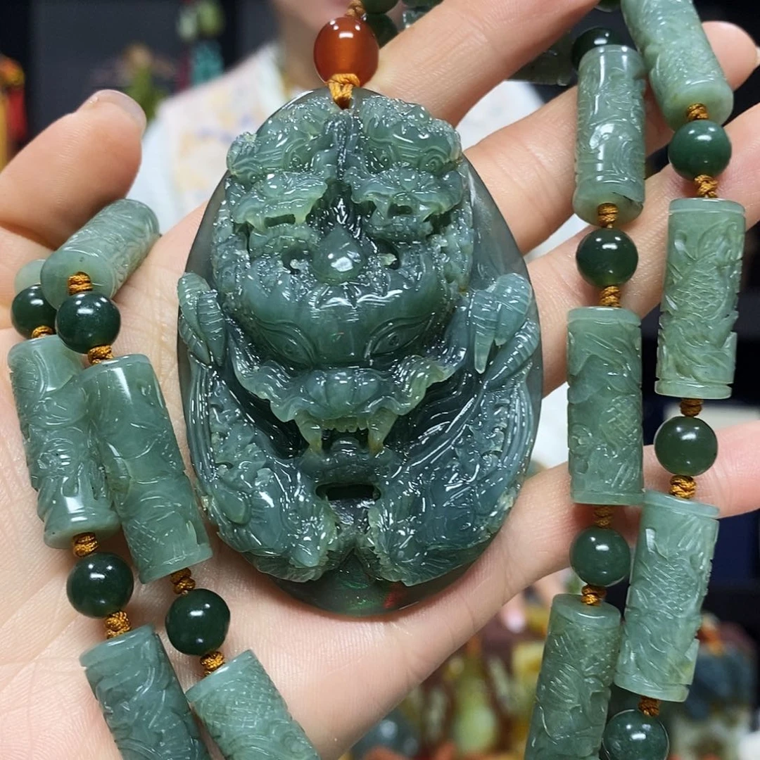 未镶嵌岫玉挂件吊坠