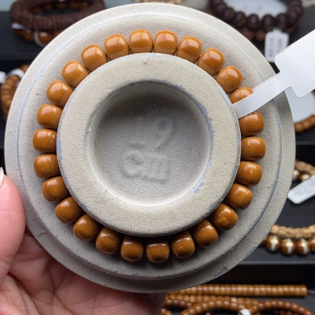 手串紫金鼠9mm实心老型黄金甲