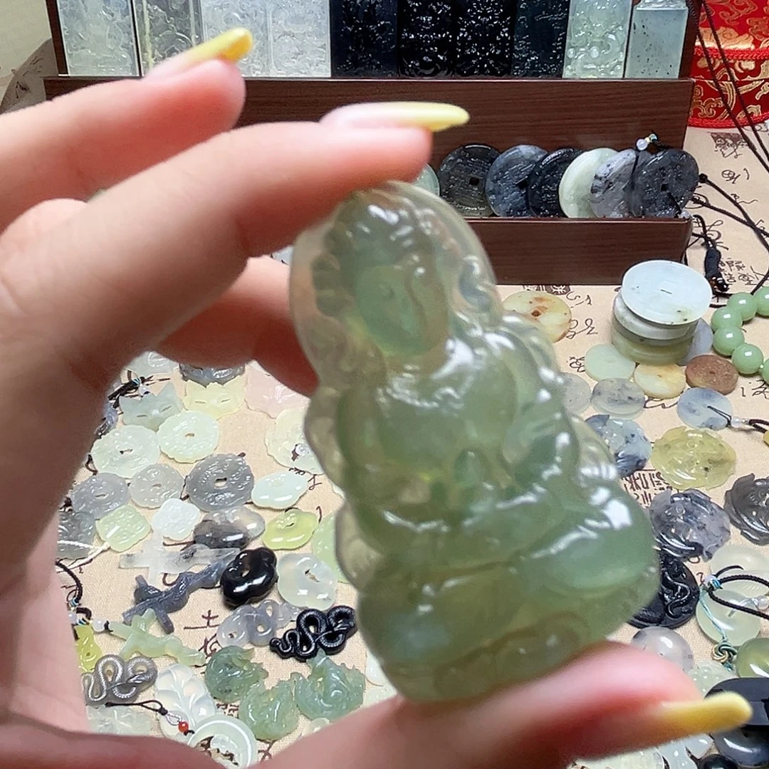 岫玉未镶嵌吊坠(赠链)福利不退不换