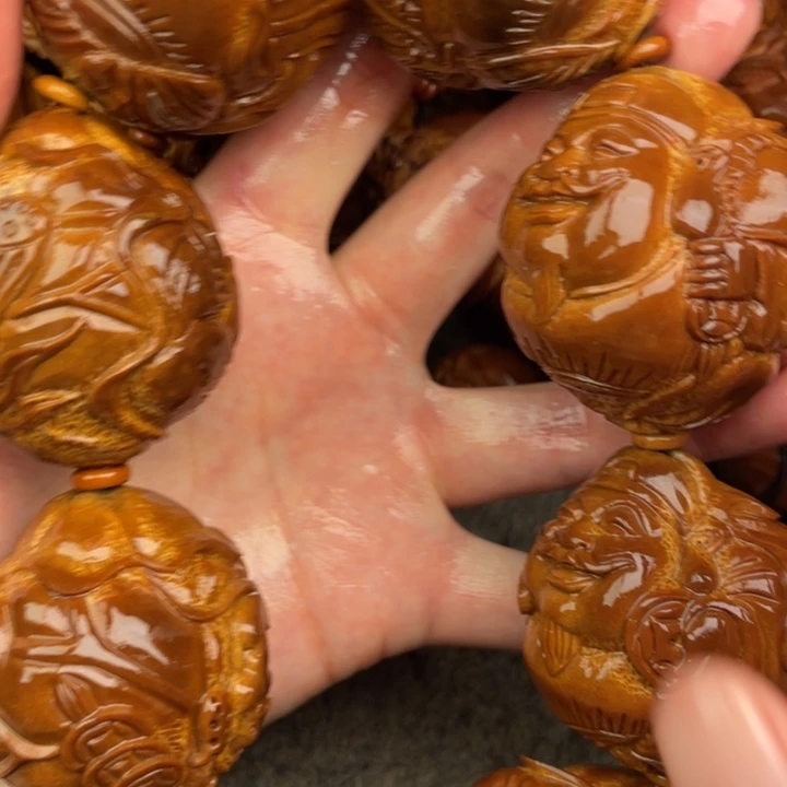 翰***画吊坠橄榄核橄榄核