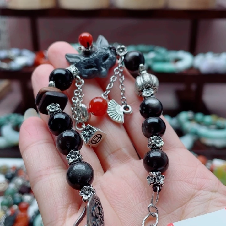 翡翠未镶嵌手链手链