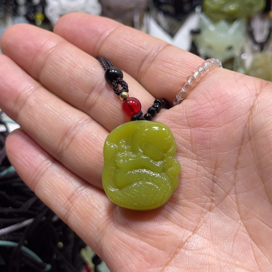【闪购商品】岫玉颈饰未镶嵌36吊坠