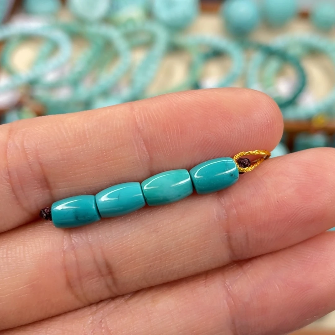 绿松石银S925镶嵌挂件