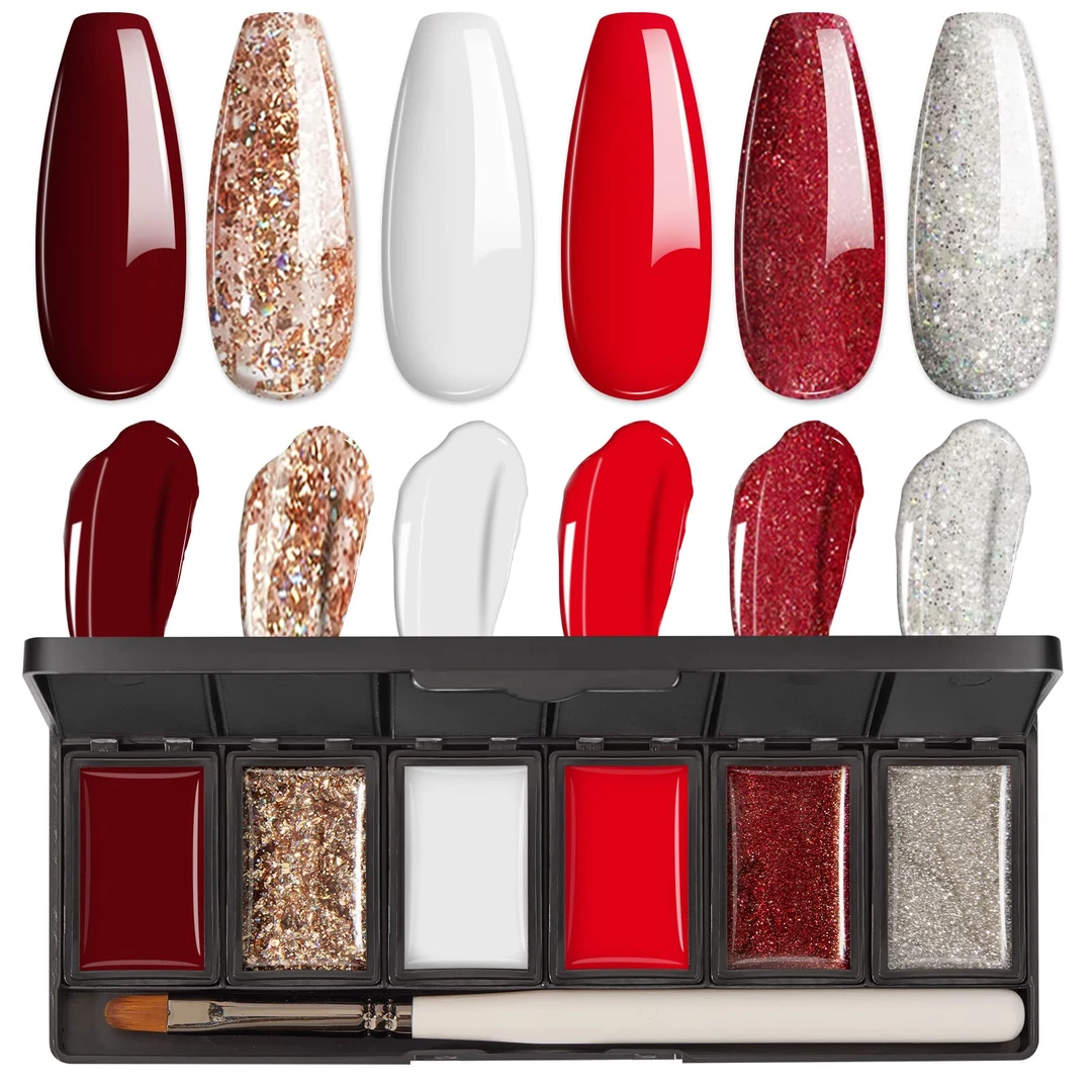 2025新品活动6色固态胶美甲店可用甲油胶美甲胶