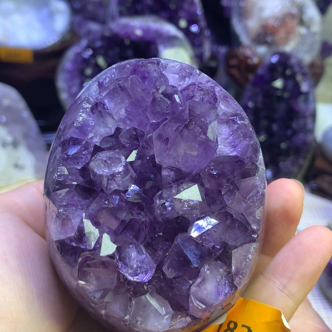 紫晶珠宝半成品未镶嵌