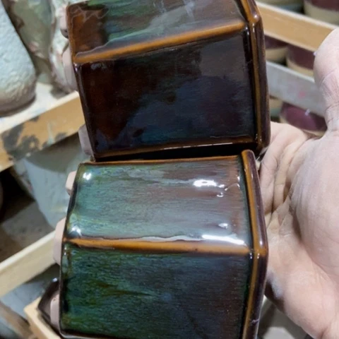 红陶微瑕花盆满12包邮