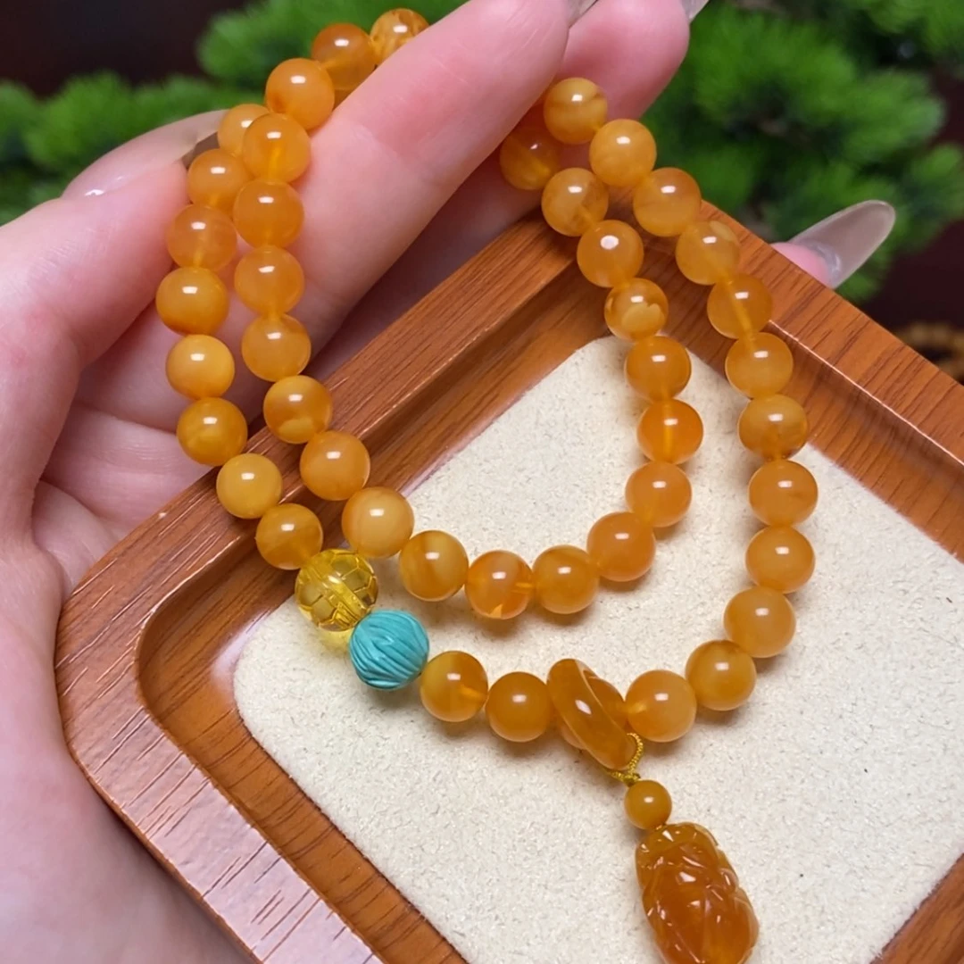 【闪购商品】未镶嵌蜜蜡手链手串