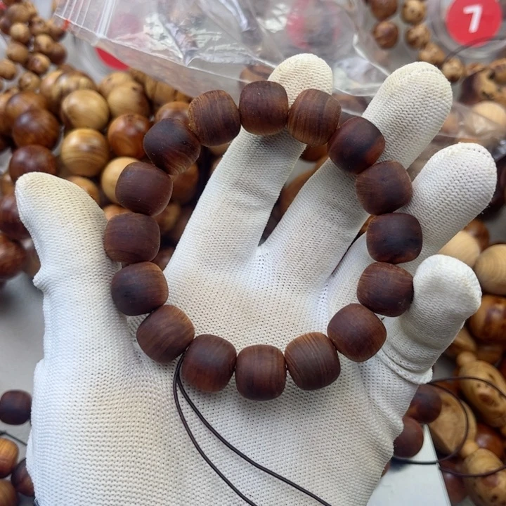 柏木（崖柏）手串/手链1314黑金蚕丝纹