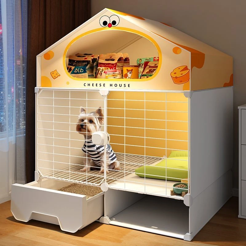 狗笼子小型犬专用带厕所分离一室一厅一卫狗窝比熊泰迪博美狗别墅