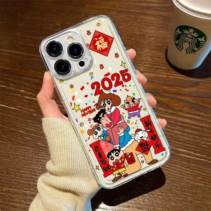 小新新年适用苹果iphone小米15/14/13pro防摔vivo华为oppo手机壳