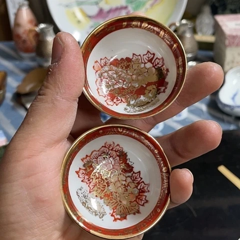 【闪购商品】碟?**岩中古瓷器默认瑕疵