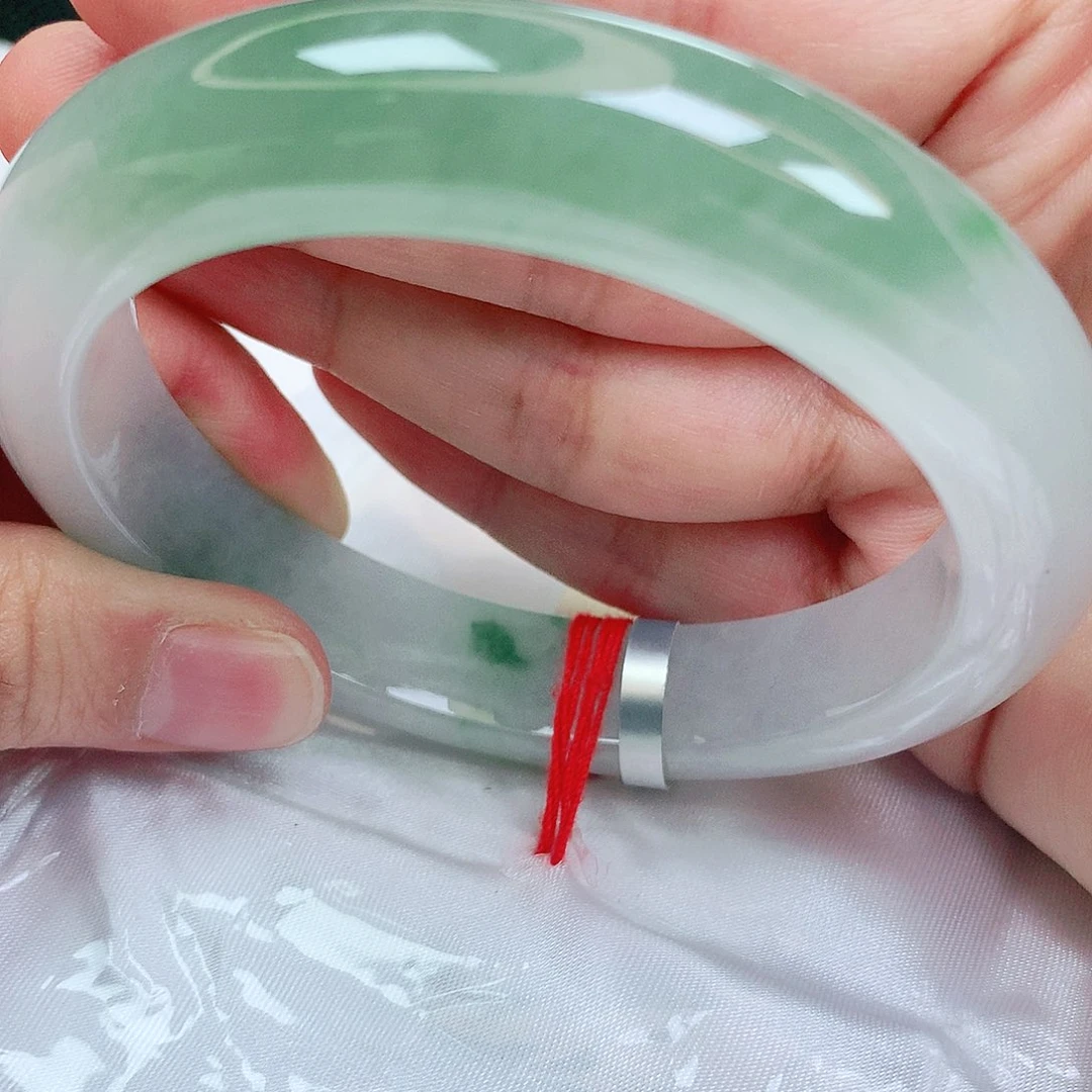 翡翠未镶嵌手镯缅甸天然a货翡翠手镯