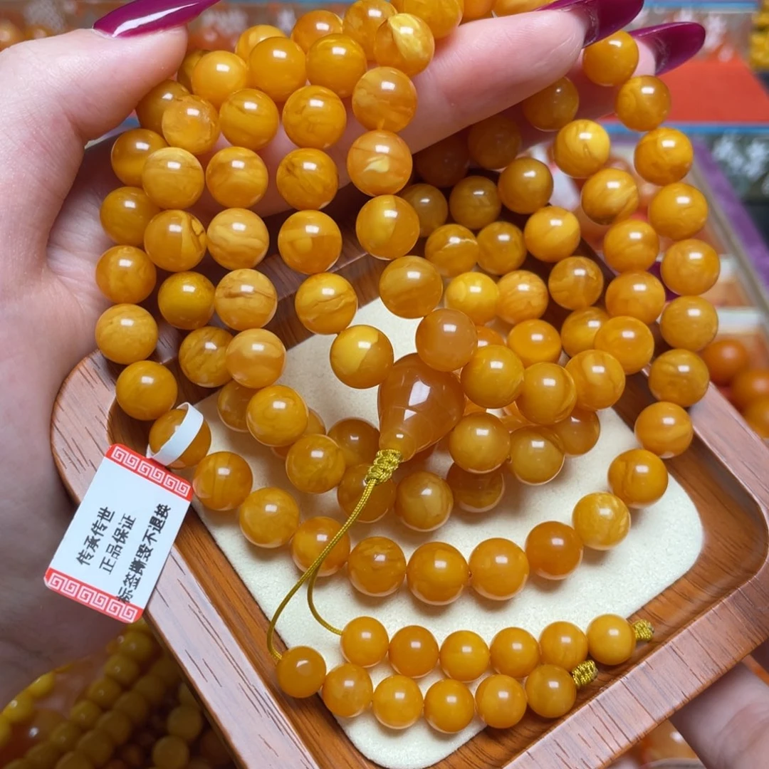 手链蜜蜡未镶嵌手串
