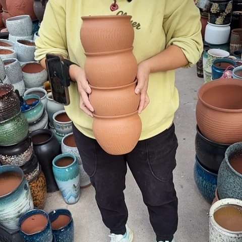 口15高13四个盆子。