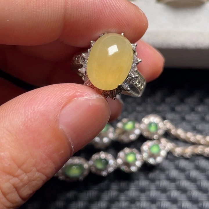 裸石翡翠缅甸天然翡翠裸石未镶嵌