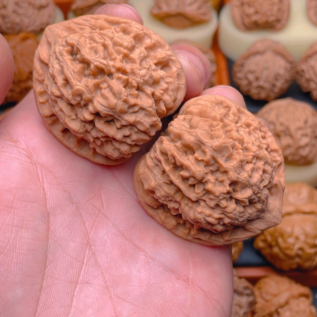 文玩核桃把件敲****天43+一代麒麟纹官帽