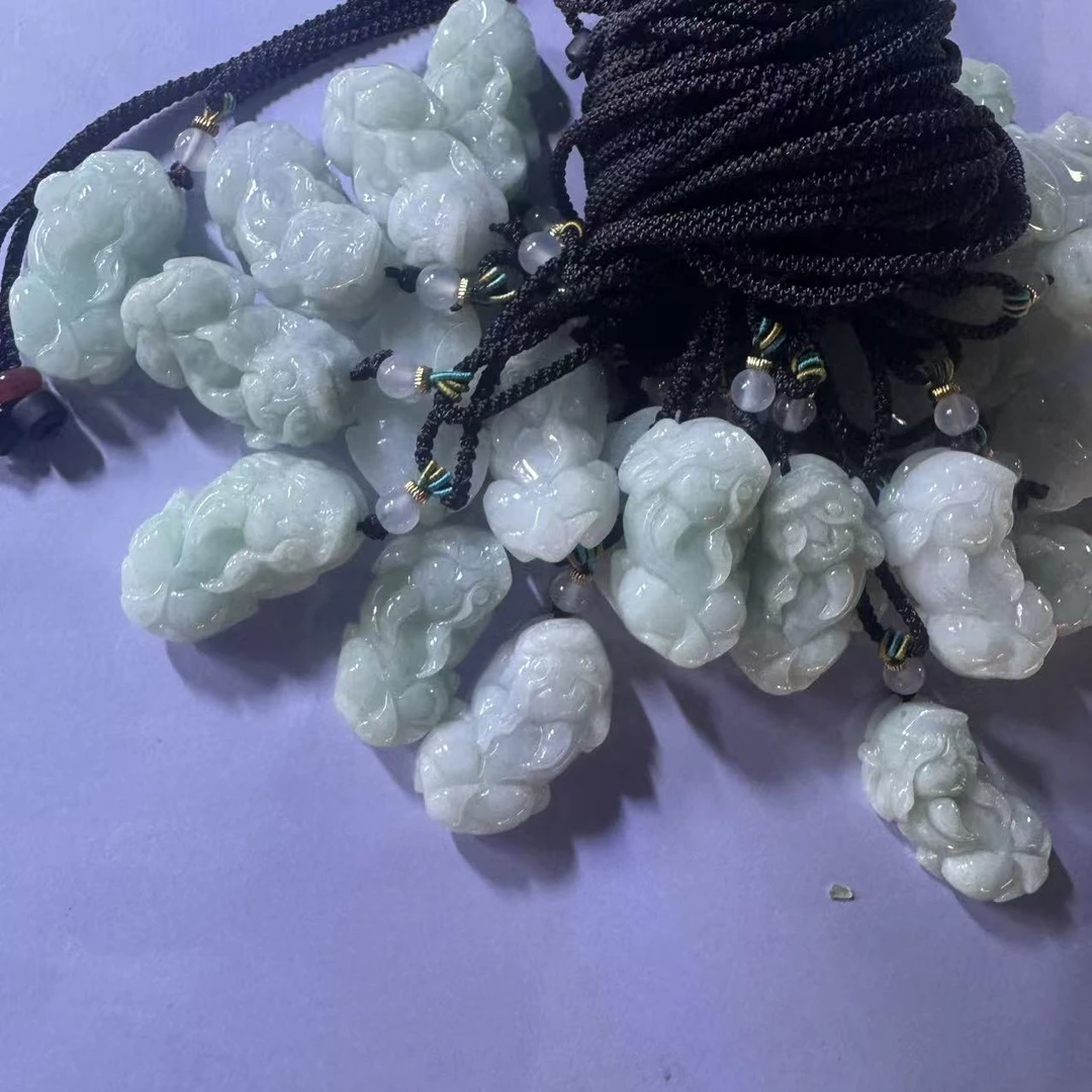 天然A货翡翠貔貅吊坠-c027-多样性发一