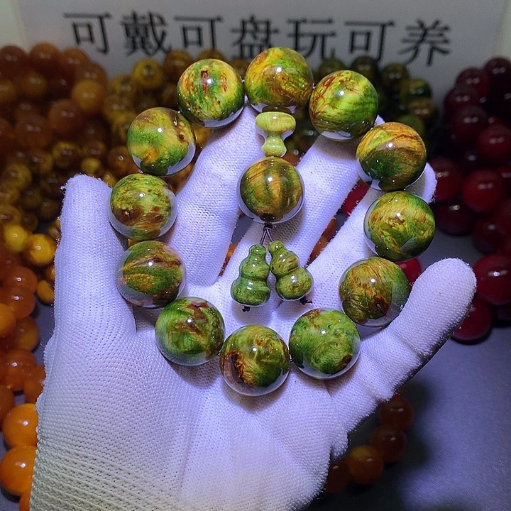 手串/手链松木（琥珀木）2.0 水墨丹青高货