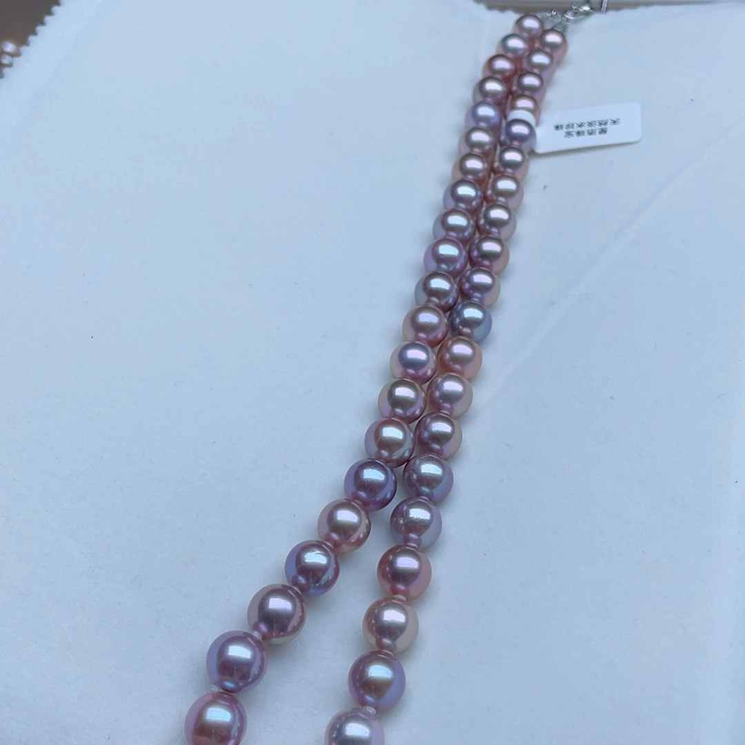 淡水珍珠颈饰银S925镶嵌