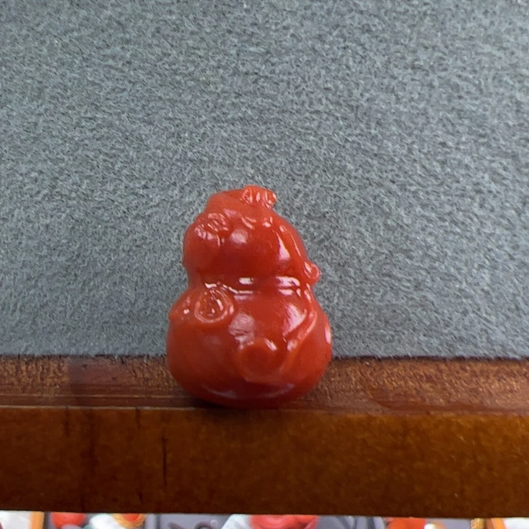 南红玛瑙满肉葫芦17*12未镶嵌