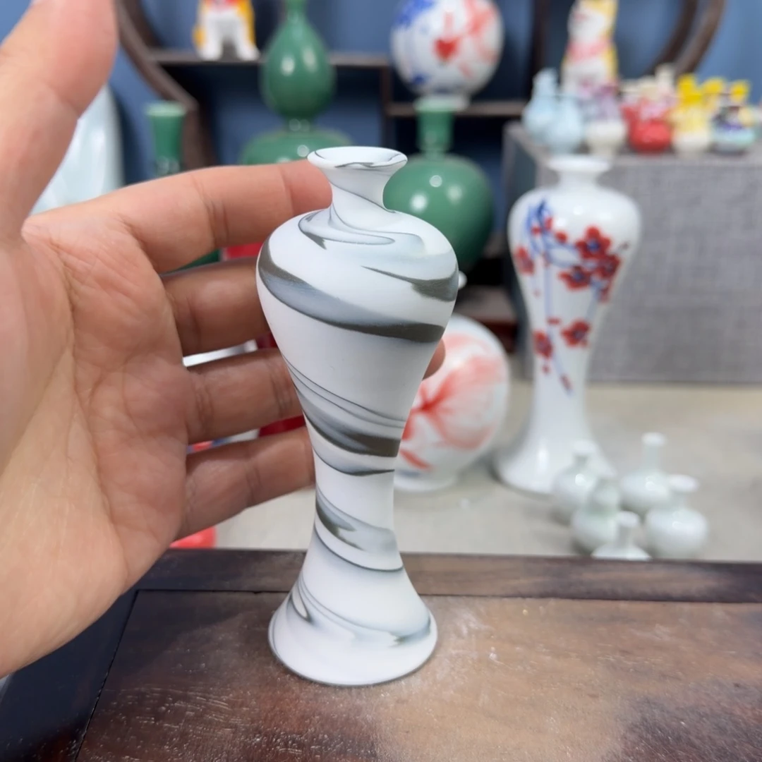 陶瓷手工小花器摆件