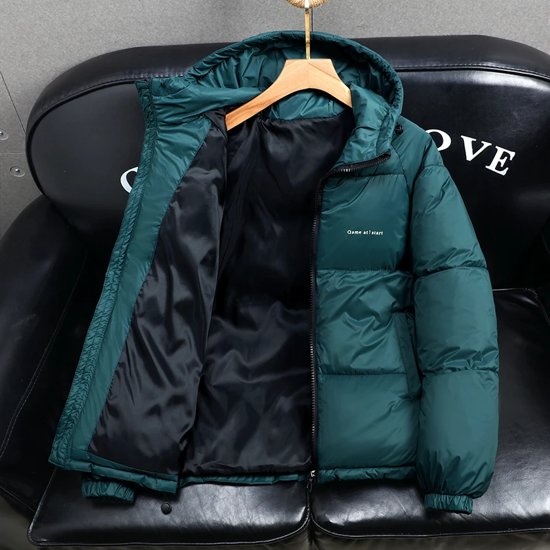 冬季新款男士短款立领棉衣加厚小个人青年时尚潮流保暖面包服潮流