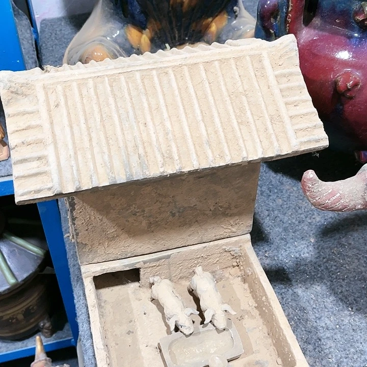 瓦当摆件摆件茶桌茶台陶瓷4**1