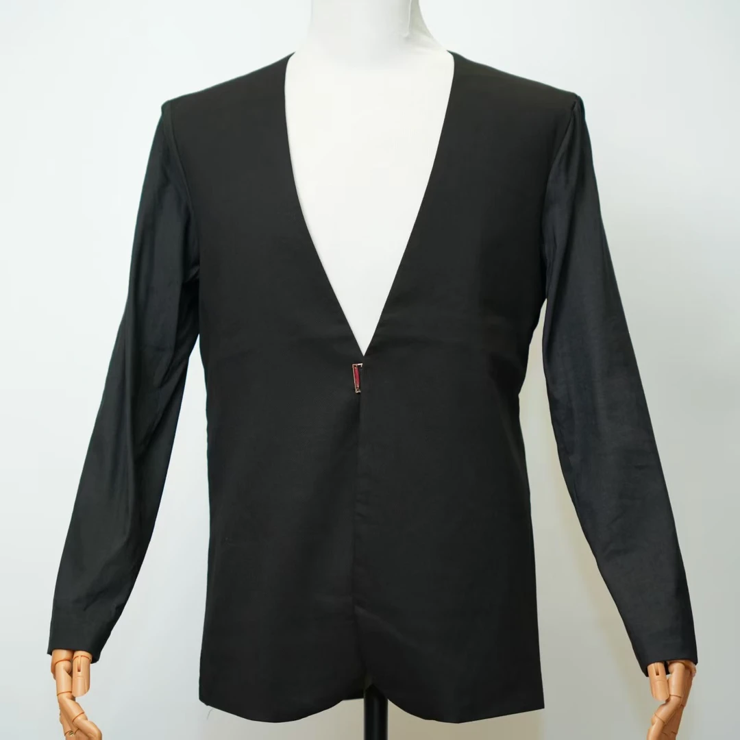 27477新款拼接长袖外套