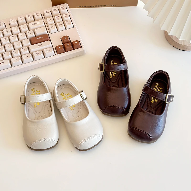 女童鞋子儿童公主小皮鞋2025春秋新款女孩洋气玛丽珍软底单鞋宝宝