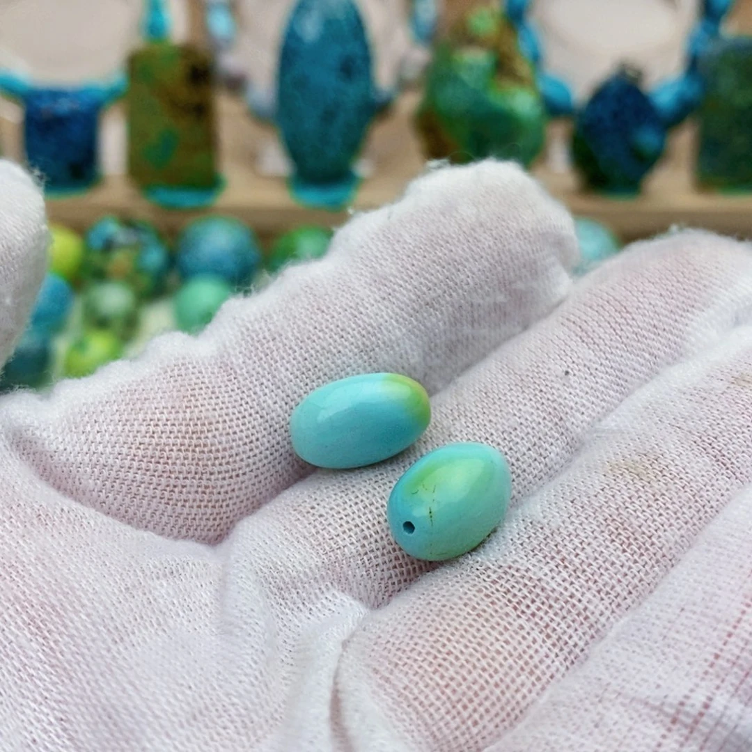 定制绿松石未镶嵌糖豆