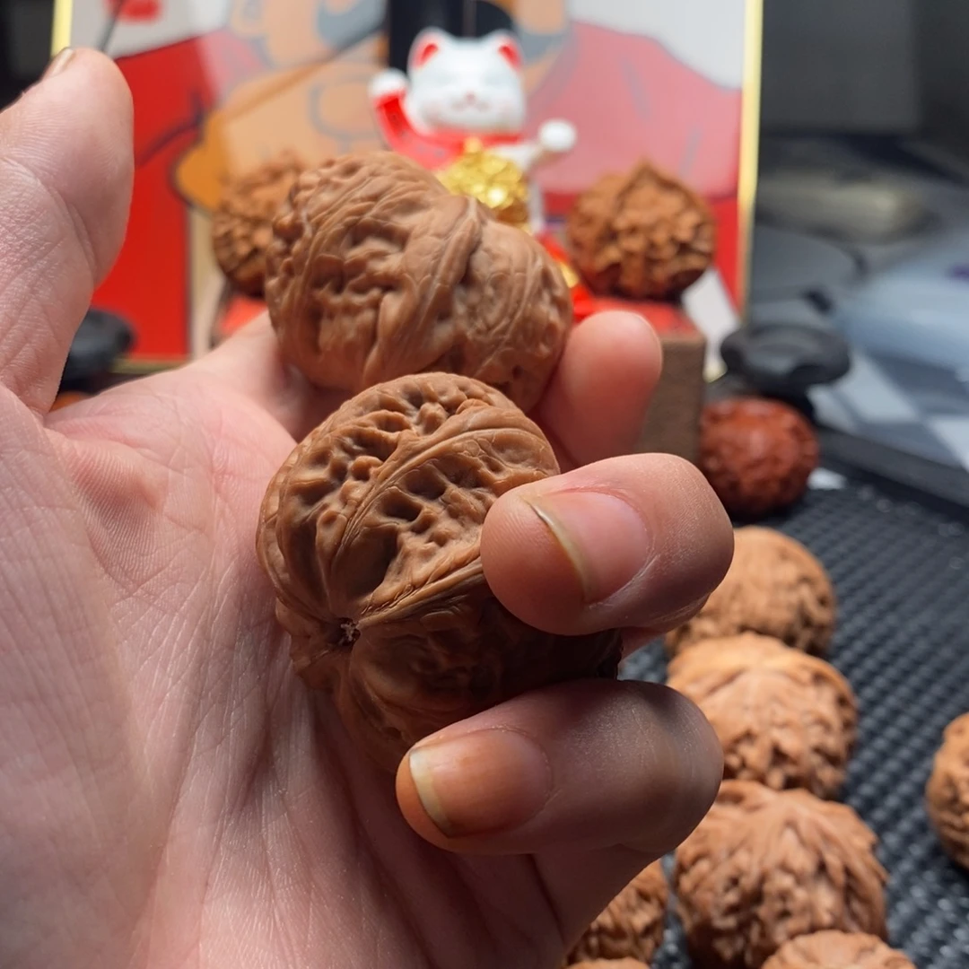逸***影文玩核桃精品对元宝