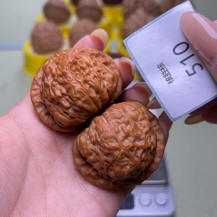 文玩核桃把件你*问南瓜墩42.510