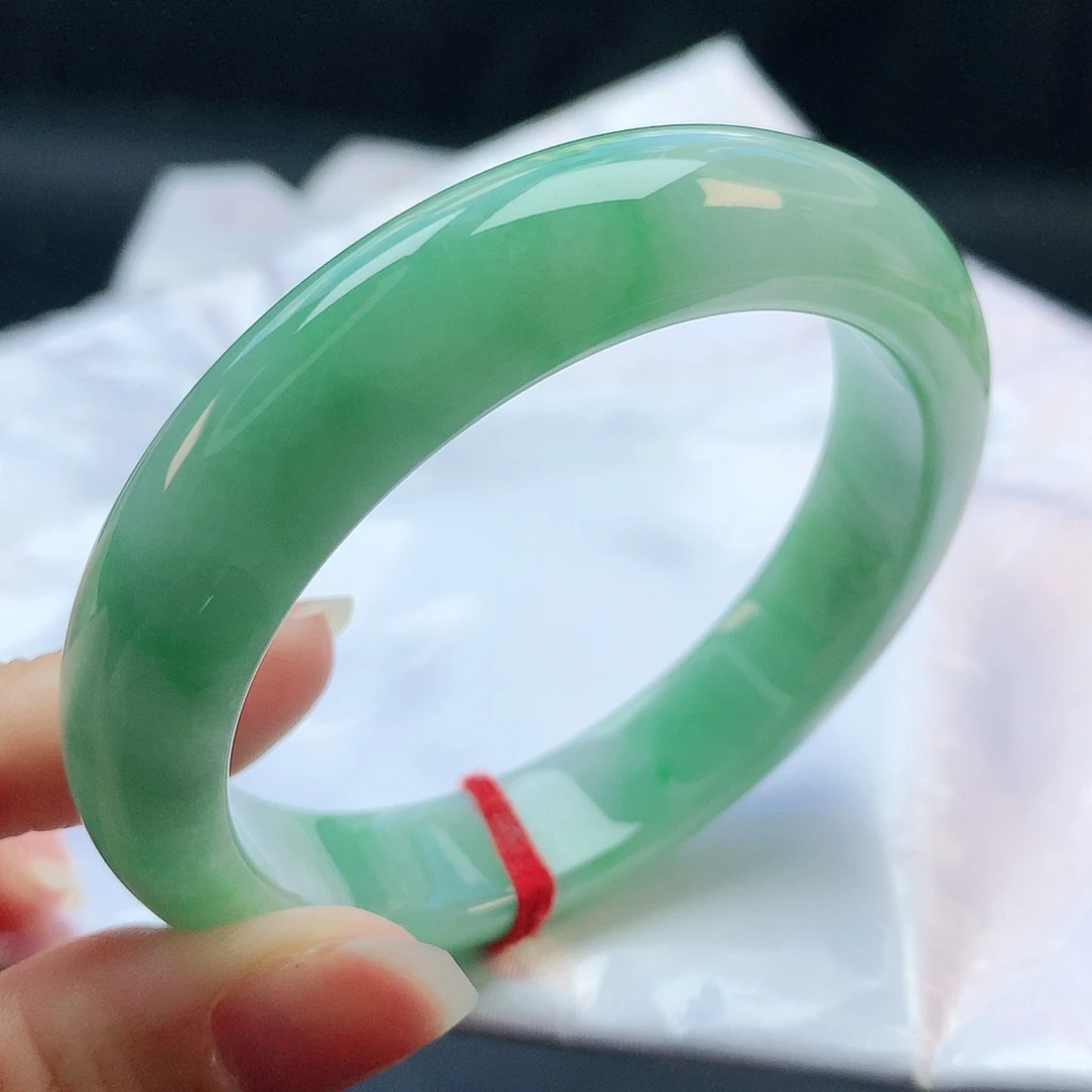 未镶嵌手镯翡翠54圈口882245