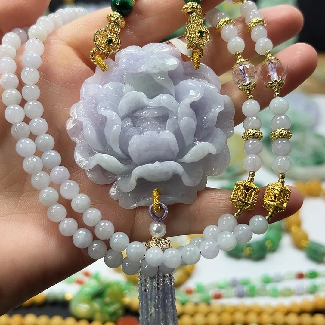 翡翠未镶嵌颈饰吊坠