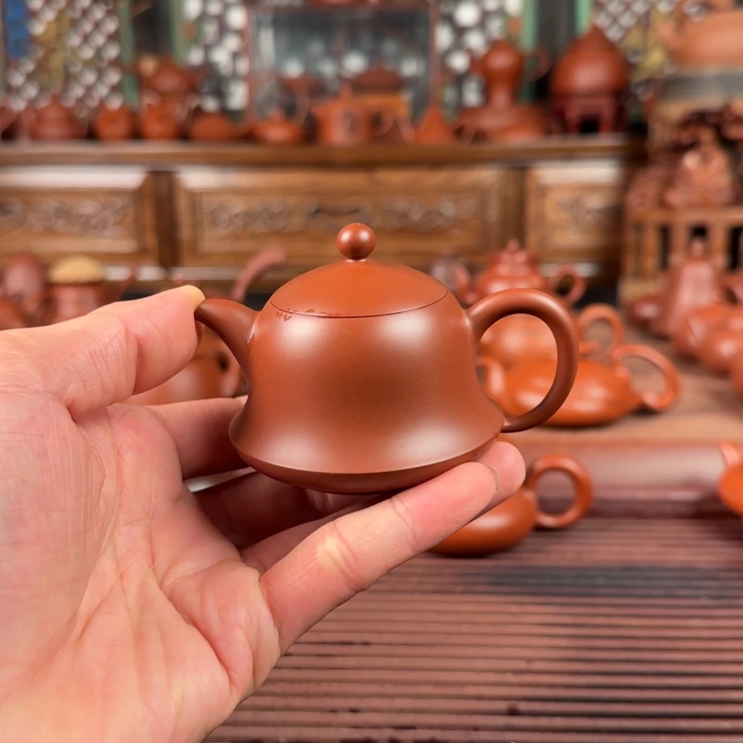 茶壶朱泥潮州手拉壶
