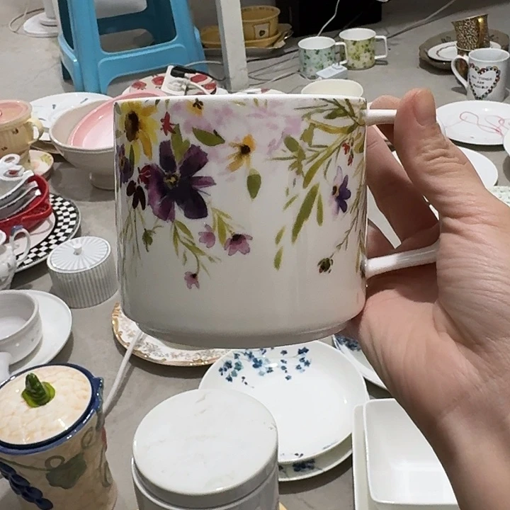 满15包邮 骨瓷微瑕 mikasa杯子一个