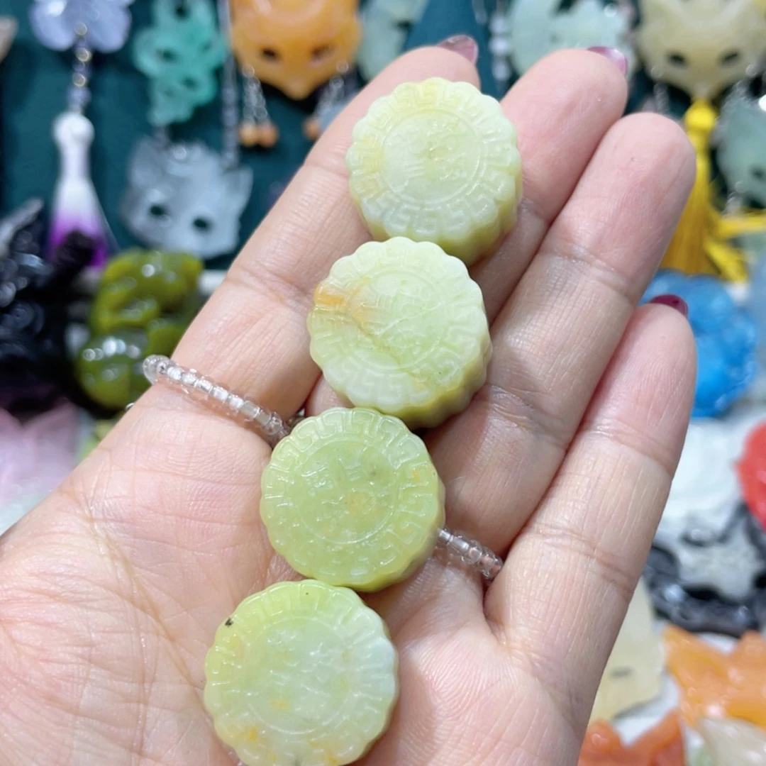 【闪购商品】未镶嵌岫玉颈饰60任选一个